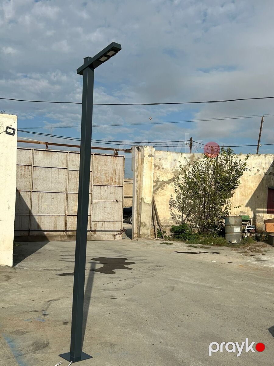 Metal işıq dirəkləri — İşıqlandırma, Bakı (7)