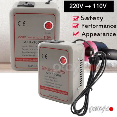 Voltaj çevirici 500W 220V-dan 110V-a — Bakı