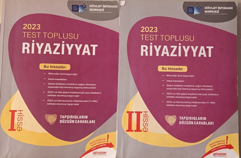 Hər bir kitabın qiyməti 4 manat. Kitablar səliqəli istifadə olunub — Kitablar, Bakı (4)