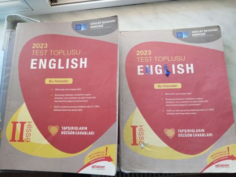 İngilis dili Testlər 11-ci sinif, DİM, 1-ci hissə, 2023 il — Mehdiabad