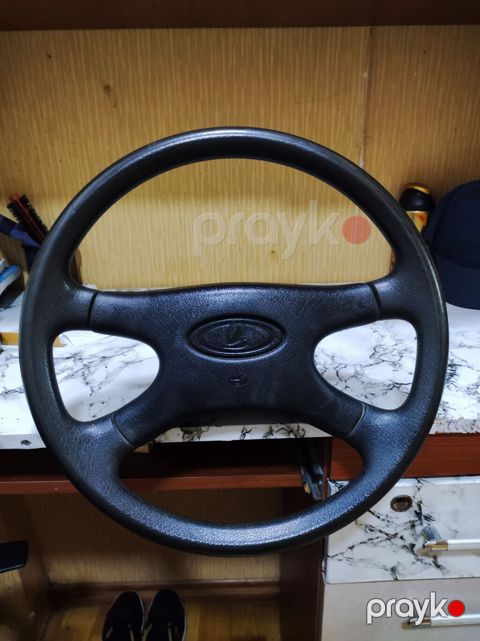Lada sükan çarxı - Orijinal Lada loqolu 3-şüalı sükan - Rulun ön — Bakı