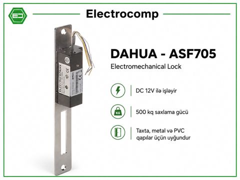 Dahua - ASF705 Electromechanical Lock — Bakı