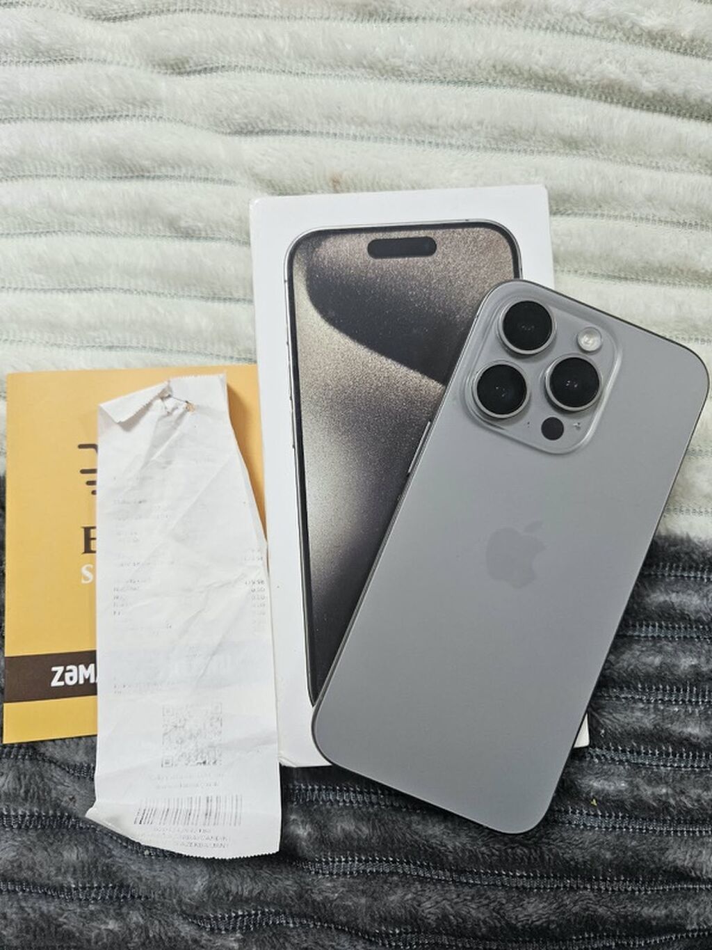 IPhone 15 Pro, Space Gray, Face ID — Apple iPhone, Bakı