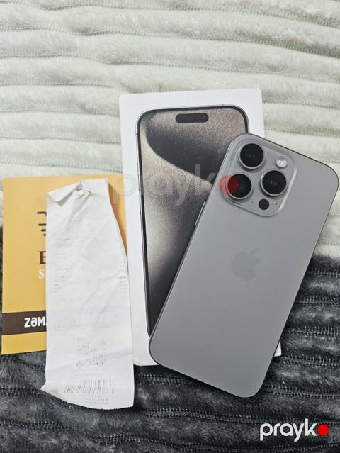 IPhone 15 Pro, Space Gray, Face ID — Bakı