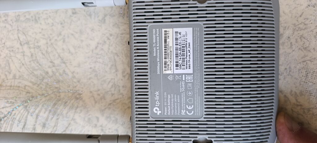 TP-Link TL-WA850RE 300Mbps Wi‑Fi Range Extender Satılır tam işlək vifi — Şəbəkə və server avadanlığı, Bakı (3)