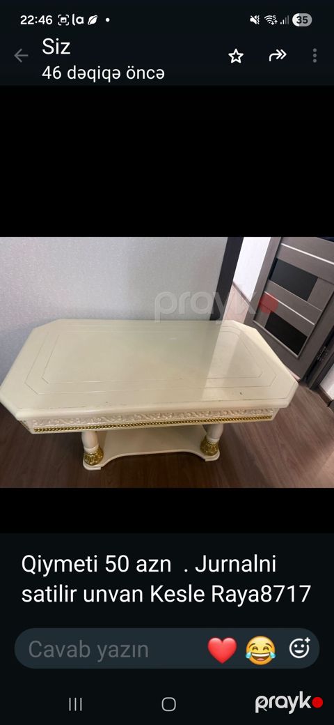 Oval masa, Açılmayan, Təkərsiz, Zəmanətsiz
