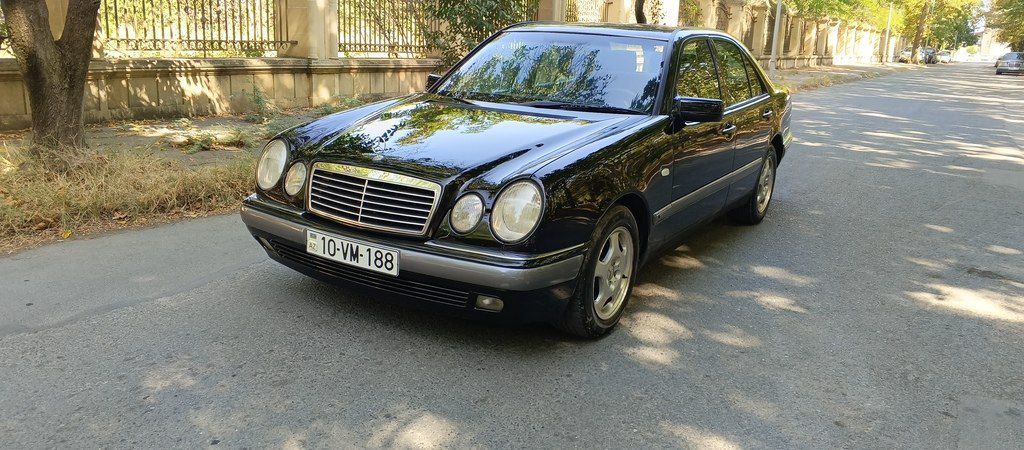 Mercedes E 240, 2.4 L, 1998 il, 400 000 km — Avtomobillər, Mingəçevir (3)