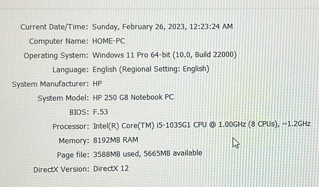 HP 250 G8 noutbuk - Ekran: 15.6" geniş ekran, dar çərçivəli dizayn — HP, Bakı (3)