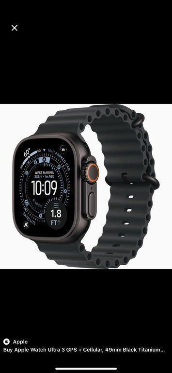 Apple Watch Ultra 3 Black — Bakı