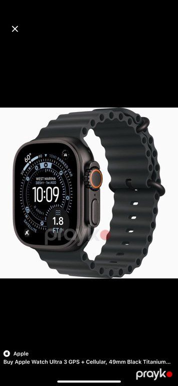 Apple Watch Ultra 3 Black — Bakı