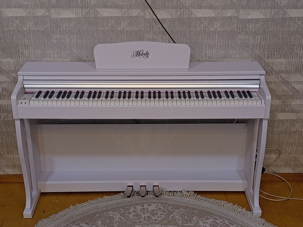 Rəng: ağ Brend/model: Melody (rəfli akustik kabinet dizaynı) Növ — Pianino və digər klaviş alətləri, Bakı (2)