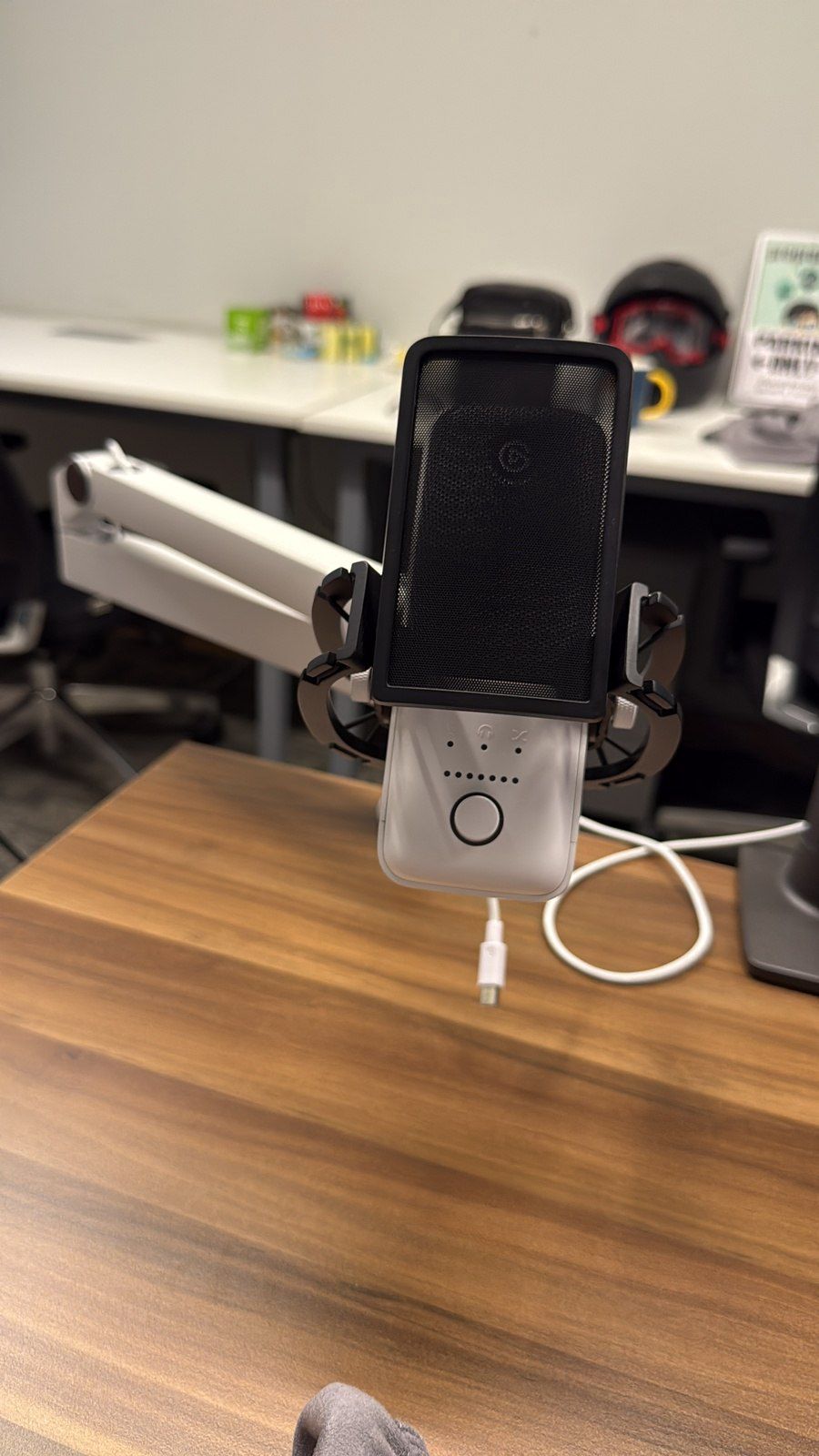 Elgato Wave:3 White Microphone Full Set + Mic Arm — Səs texnikası, Bakı (2)