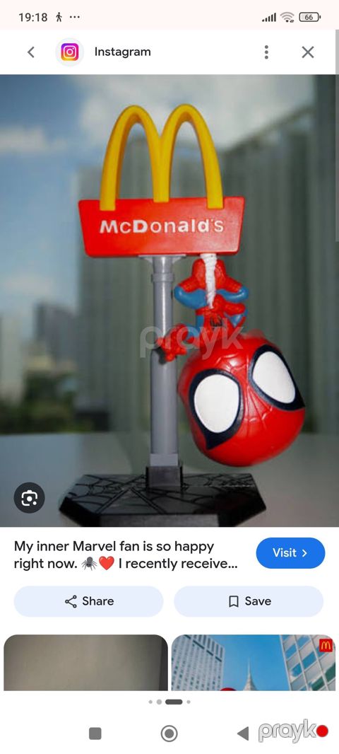 Alıram. Məhsul: McDonald’s x Marvel “Spider‑Man” oyuncağı — Bakı