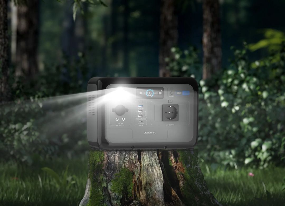 Oukitel P800 Portativ Elektrik Stansiyası (512 Wh / 800 W) — Camping, ovçuluq və balıqçılıq, Bakı (9)
