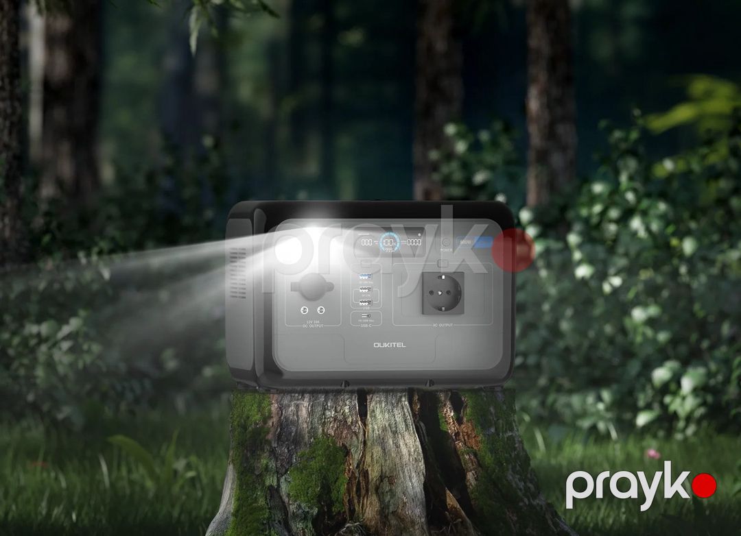 Oukitel P800 Portativ Elektrik Stansiyası (512 Wh / 800 W) — Camping, ovçuluq və balıqçılıq, Bakı (9)