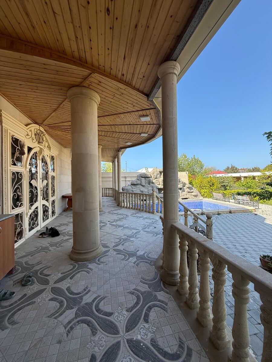 Satılır 8 otaqlı həyət evi/bağ evi 1100 m² — Ev, villa, Bakı (12)