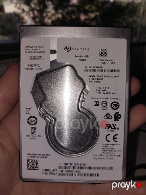 Seagate Mobile HDD 500GB – 2.5" daxili sərt disk - Model: ST500LM030 — Bakı