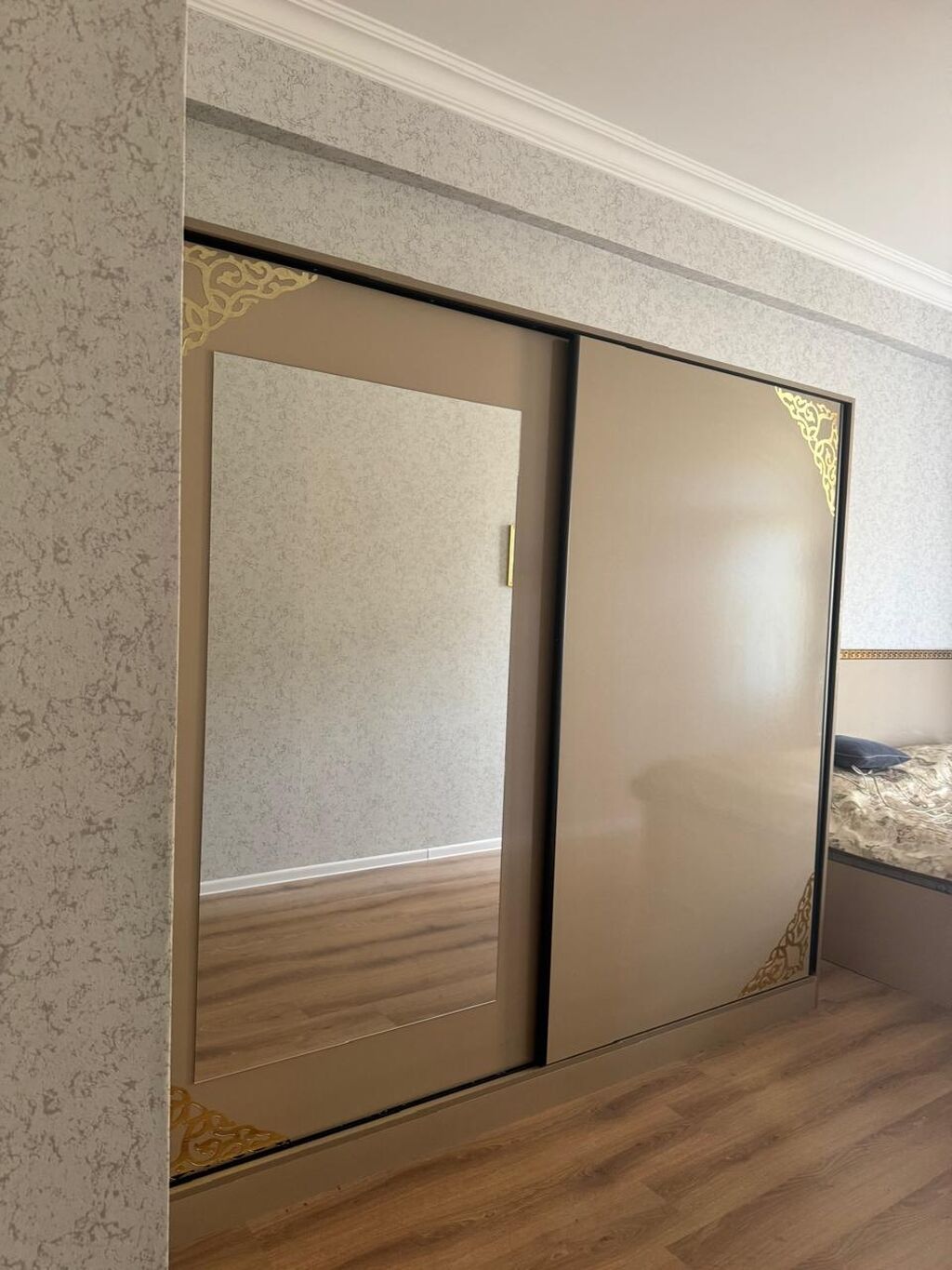 Mebel dəsti – qonaq və yataq otağı üçün - Geniş kupe şkaf: 2 sürüşən — Yataq otağı mobilya dəstləri, Bakı (8)