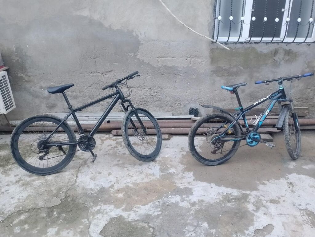 Məhsul: 2 ədəd dağ velosipedi 1) Qara velosiped - Rəng: mat qara — Dağ velosipedləri, Digah (2)