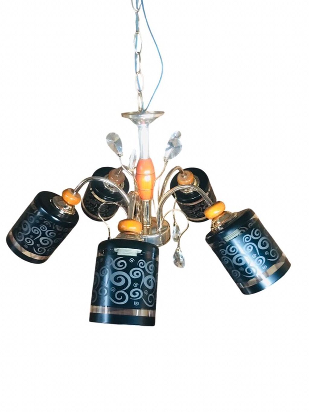 Çılçıraq, 5 lampa, Metal — Tavan is?qlar? v? cilc?raqlar, Bakı (5)