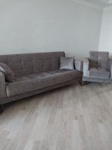 İşlənmiş, Divan-kravat, Kreslo, Açılan — Мягкая мебель