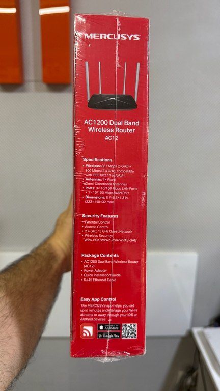 TP-Link Mercusys AC12 Wireless router — Şəbəkə və server avadanlığı, Bakı (4)