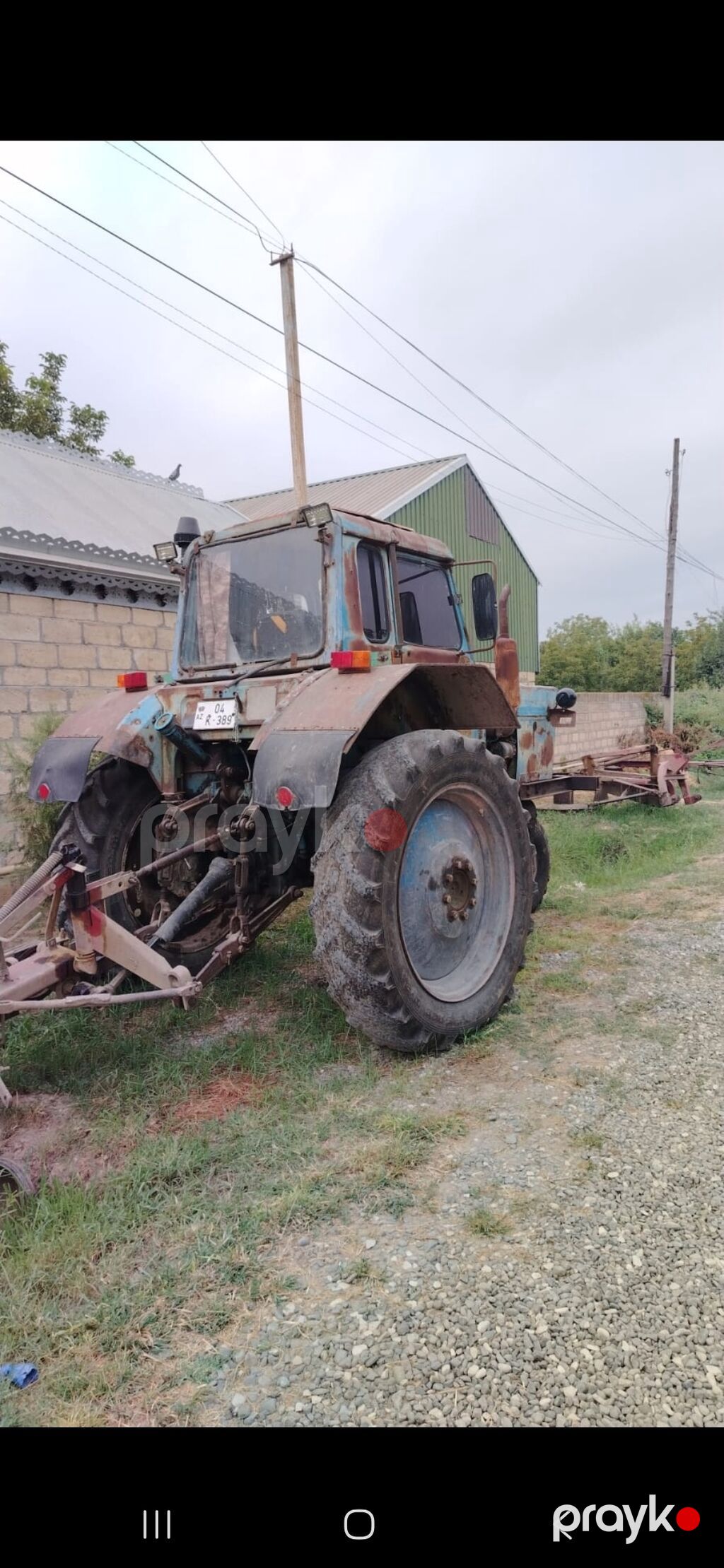 Traktor MTZ (Belarus) tipli, kabinalı, ön təkərli idarəetmə ilə — Traktorlar, Ağcabədi (7)