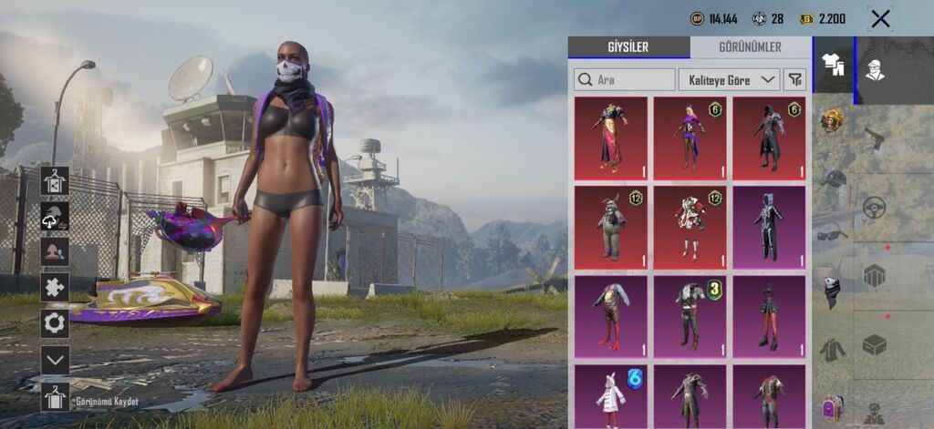Pubg Mobile hesabı – zəngin skin və rütbə tarixi - UID: 51953990144 — Şəxsi əşyalar, Masazır (5)