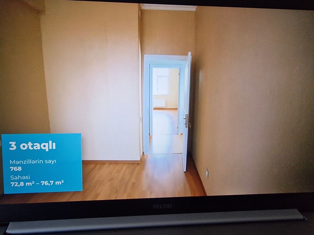 3-otaqlı yeni tikili, Şirvan ş., 75.2 m² — Mənzil, Şirvan (3)