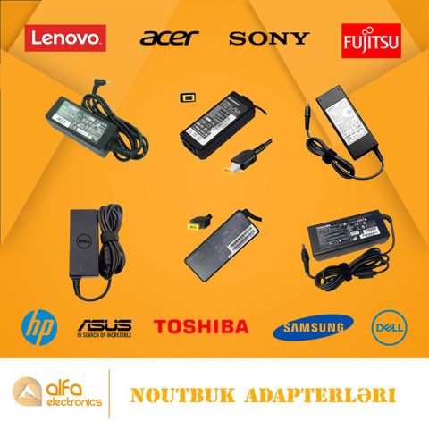 Noutbuk adapterləri — Bakı