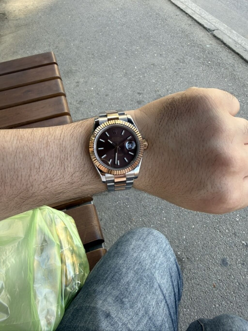 Rolex 1həftədi işlədirəm - Klassik dizaynlı mexaniki qol saatı — Qol saatları, Bakı (2)