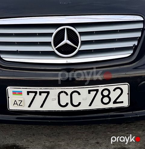 Avtomobil qeydiyyat nişanı -77-CC-782 — Bakı