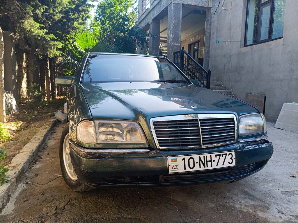 Mercedes C 200, 2.0 L, 1994 il, 377 000 km — Avtomobillər, Bakı (2)