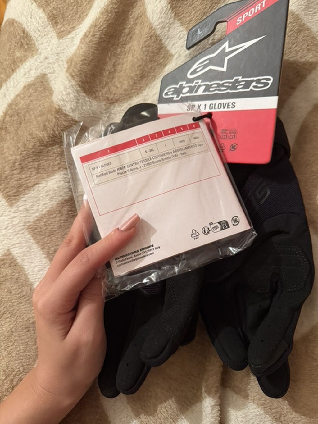 Alpinestars SP X-1 moto əlcəkləri - Brend/model: Alpinestars SP X-1 — Avto, Bakı (3)