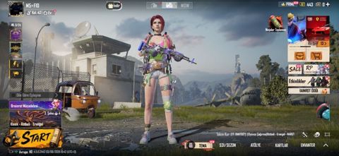 Pubg Mobile hesabı təqdim olunur. Şəkillərdə görünən hesaba aid əsas — Saray