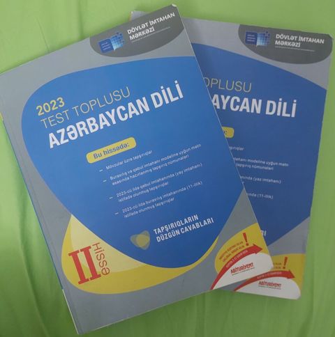 Azərbaycan dili Testlər 11-ci sinif, DİM, 2-ci hissə, 2023 il — Bakı
