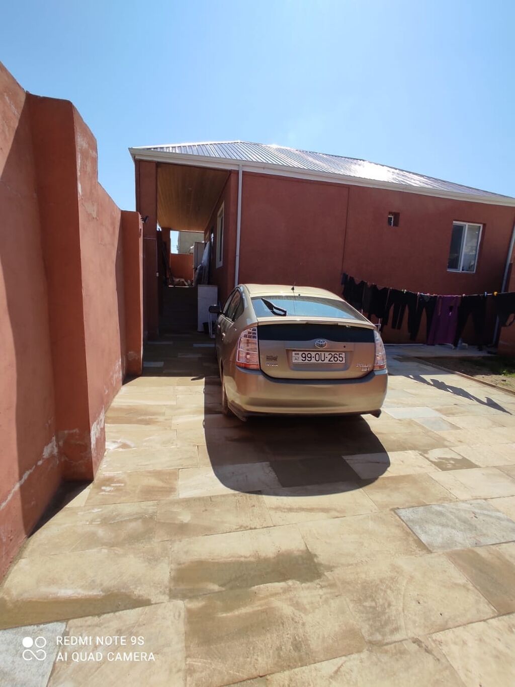 Hovlulu həyət evi - Tam hasarlı, darvazalı həyət; daş plitələrlə — Ev, villa, Bakı (2)