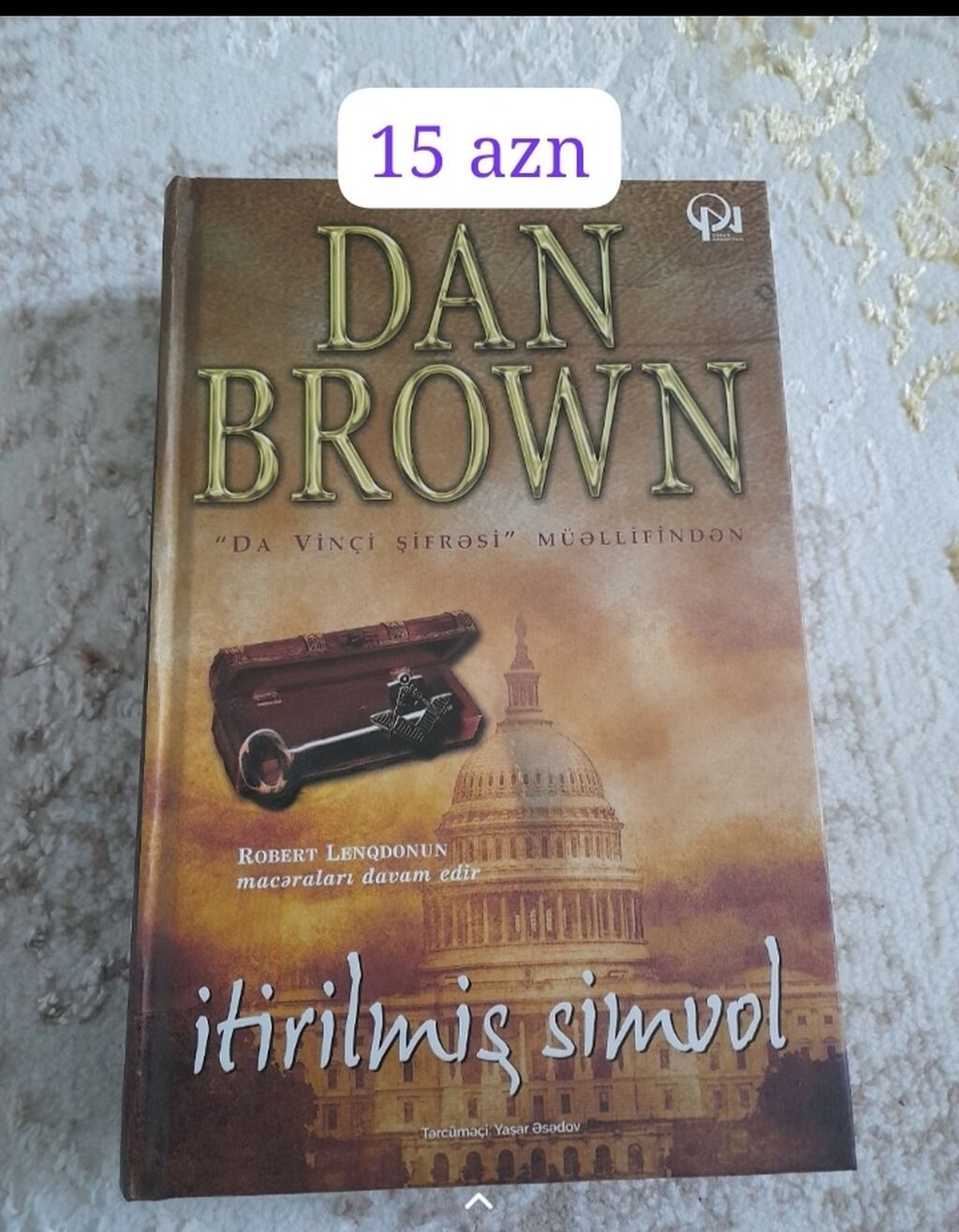 Dan Brovn itirilmiş simvol kitabı. əla vəziyyətdədir. ünvan Bakı — Digər, Bakı