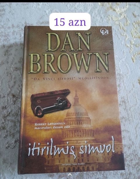 Dan Brovn itirilmiş simvol kitabı. əla vəziyyətdədir. ünvan Bakı — Bakı
