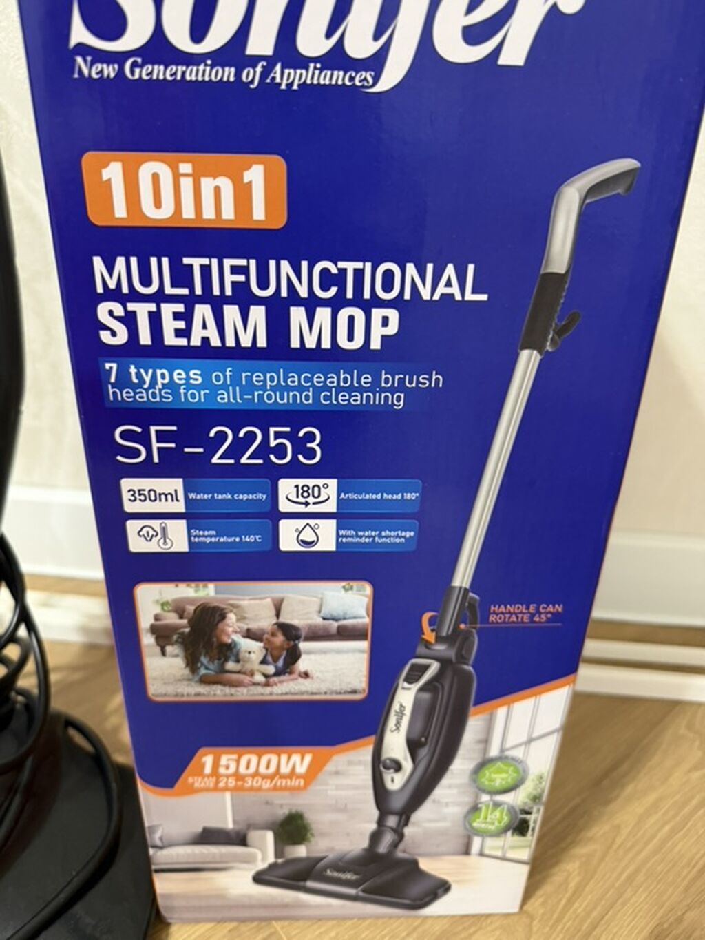 Sonifer SF-2253 10-in-1 Multifunksional Buxarlı Mop Xüsusiyyətlər — Buxar soxucu, Bakı (2)