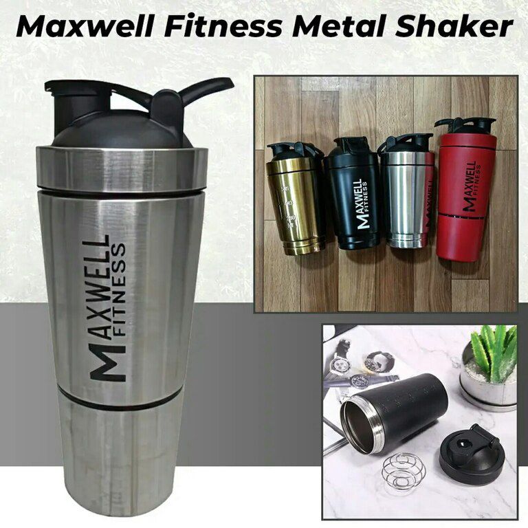 Maxwell Fitness Metal Shaker (600 Ml) — İdman, hobi, istirahət, Bakı (10)