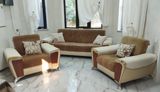 Divan ve iki kreslo.qiymet 100 man.acilir bazali.unvan — Комплекты мягкой мебели