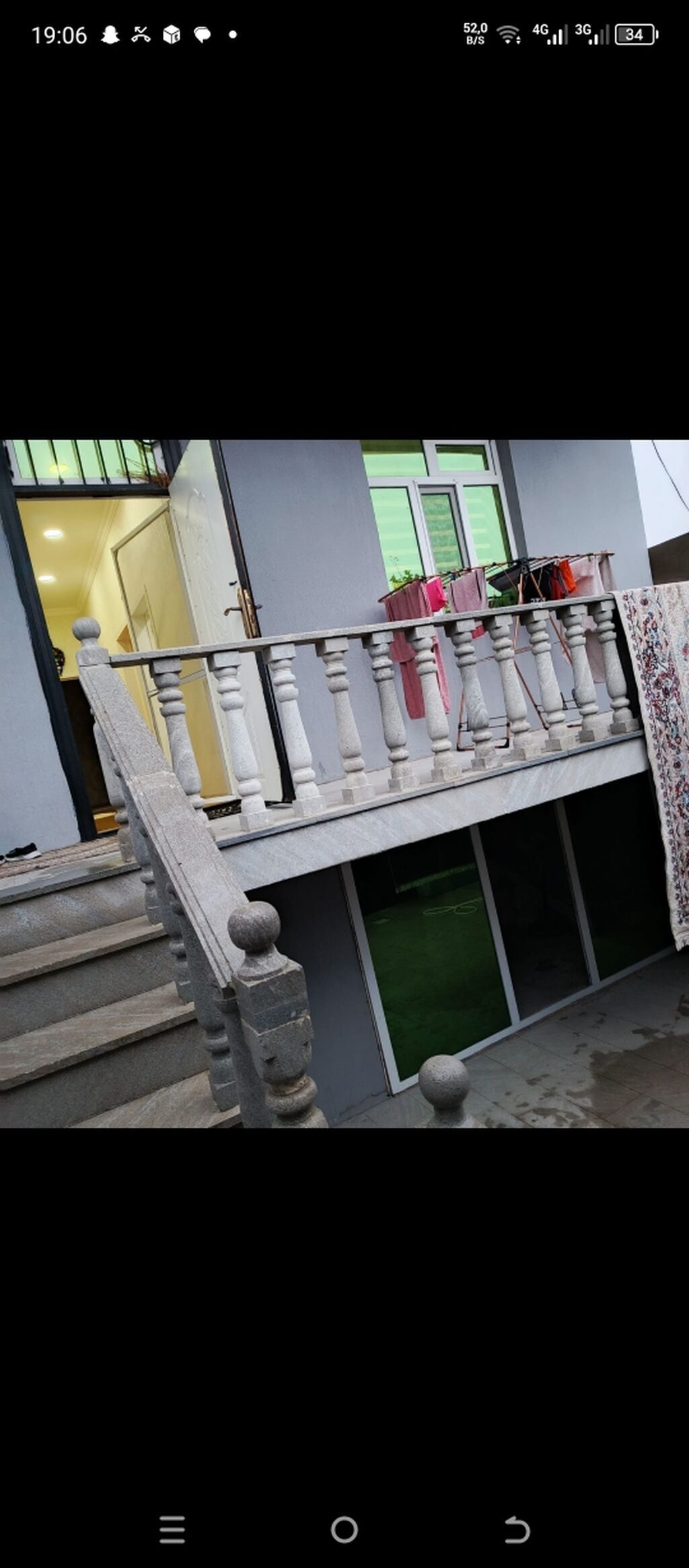 Öz evimdi. 15 daş hündürlüyündə iki qoşa daşla tikilib hər tərəfi — Mənzil, Bakı (9)