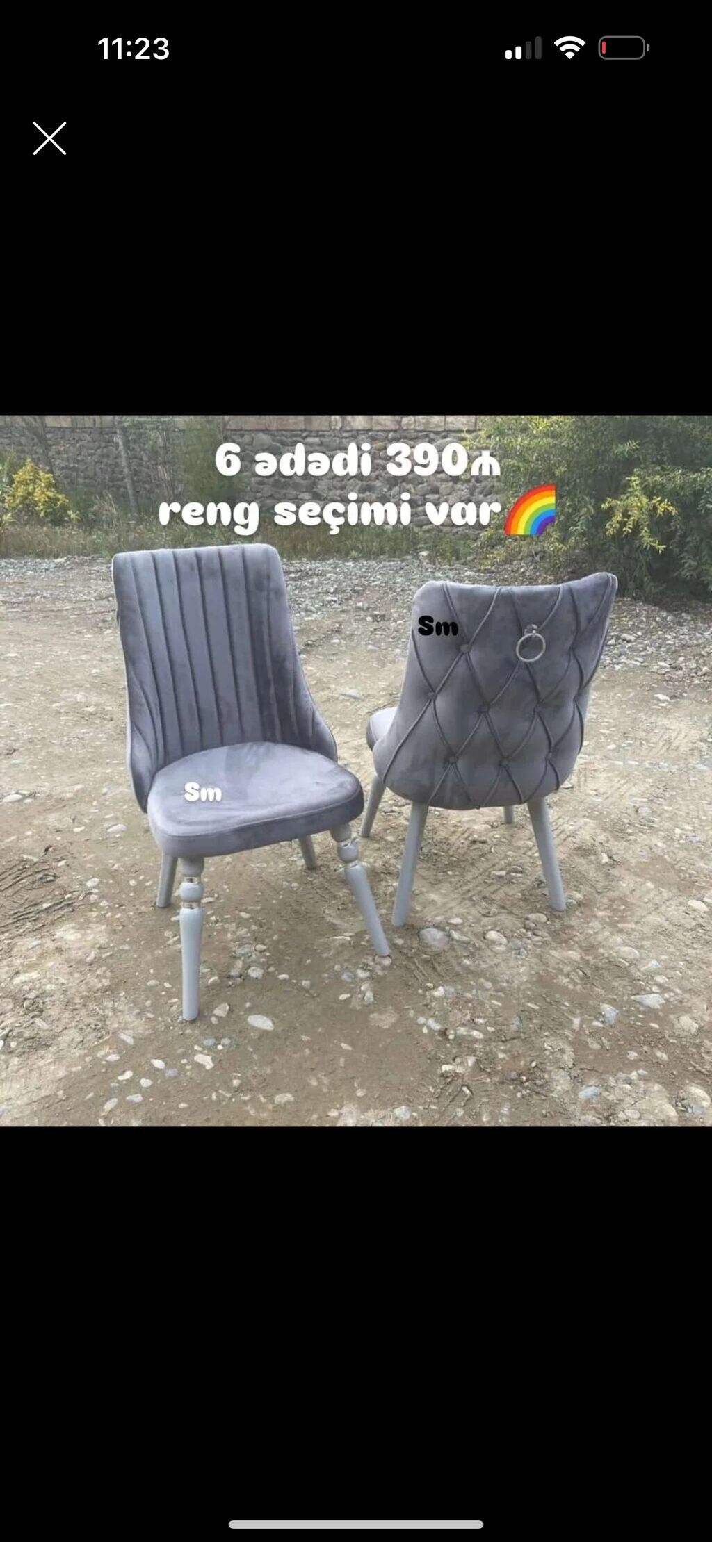 Qonaq otağı üçün, Taxta, Vеlur parça, Zəmanətsiz, Kredit yoxdur — Stullar, Bakı