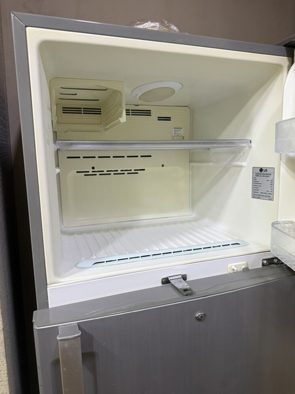 İki qapılı LG soyuducu - Rəng: gümüş (inox effektli korpus) - Qapı — Soyuducular, Bakı (7)