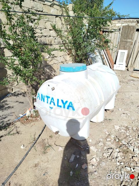 Antalya markalı su çəni - Tutum: 1000 litr (korpus üzərində 1000L — Bakı