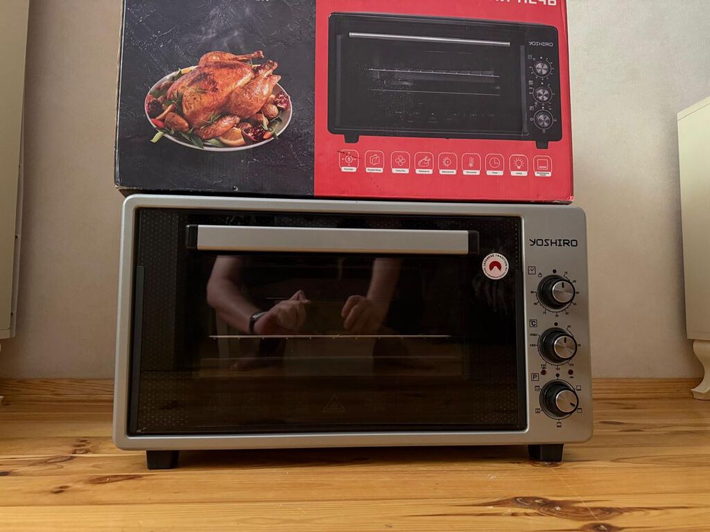 Yoshiro elektrik mini soba - Stolüstü kompakt dizayn, şüşə qapı və — Masaüstü plitələr, Bakı