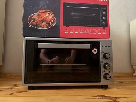 Yoshiro elektrik mini soba - Stolüstü kompakt dizayn, şüşə qapı və — Bakı