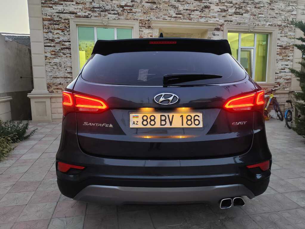 Hyundai Santa Fe, 2.0 L, 2016 il, 216 000 km — Avtomobillər, Bakı (2)