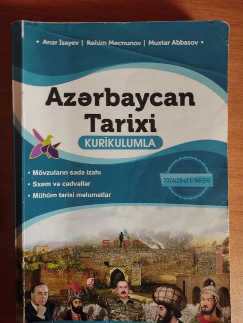Məhsul: “Azərbaycan Tarixi – Kurikulumla” dərs vəsaiti Anar İsayev — Gəncə